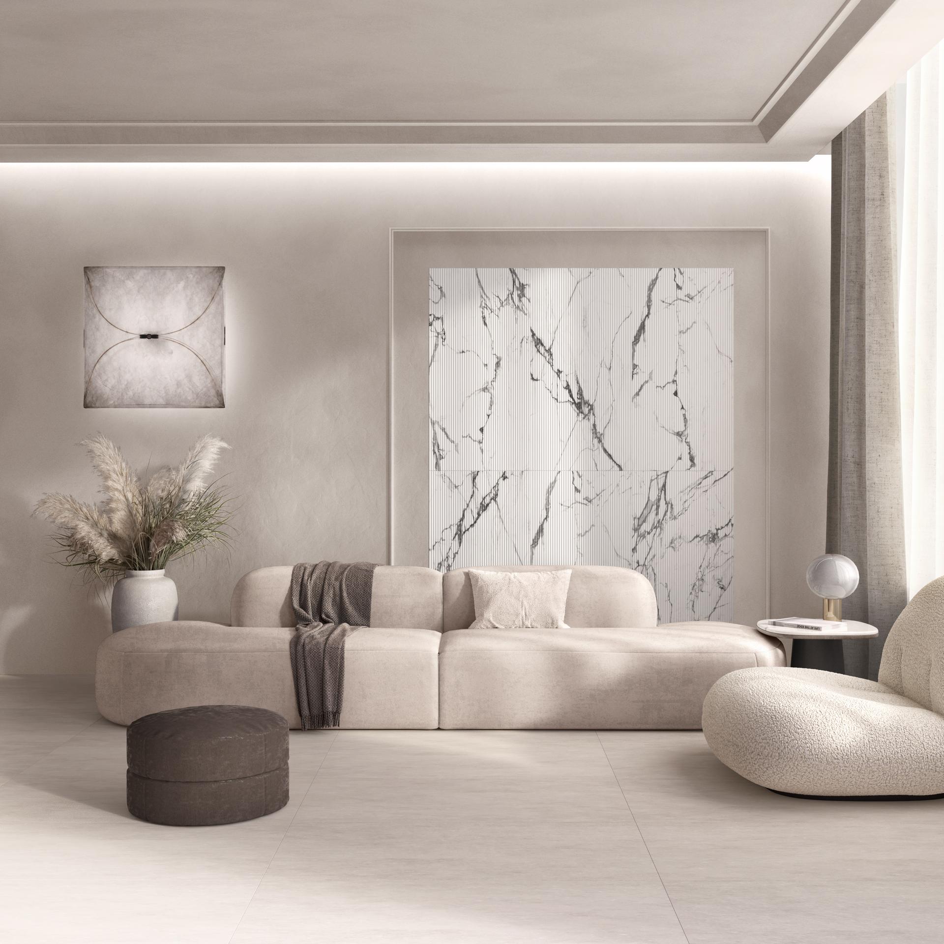 Slatted wood effect decorative tiles – Casalgrande Padana