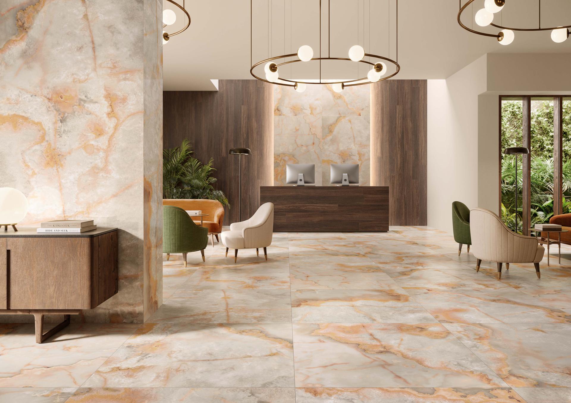 Marmoker marble-effect tiles – Casalgrande Padana