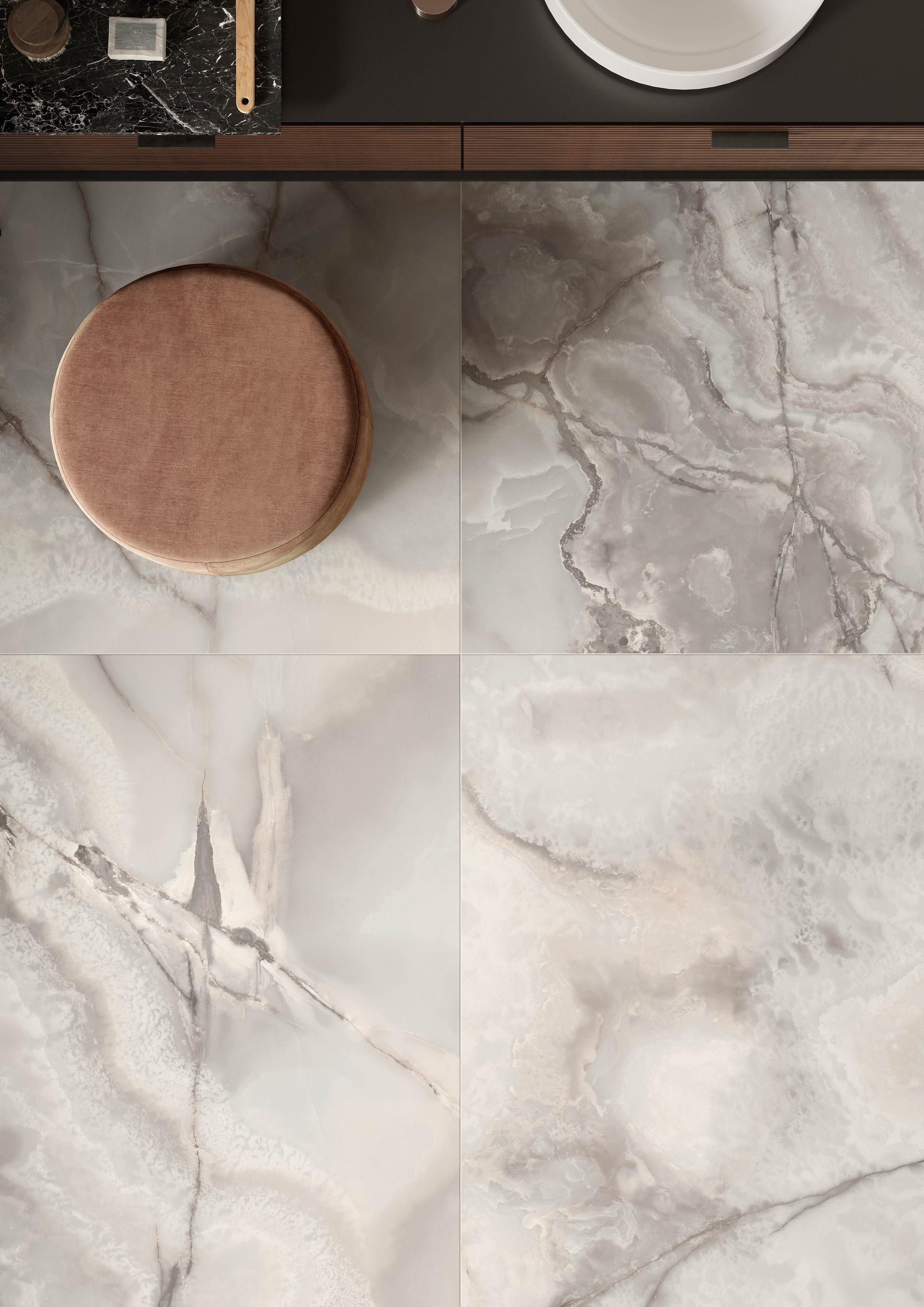 Marble-effect porcelain tiles – Casalgrande Padana