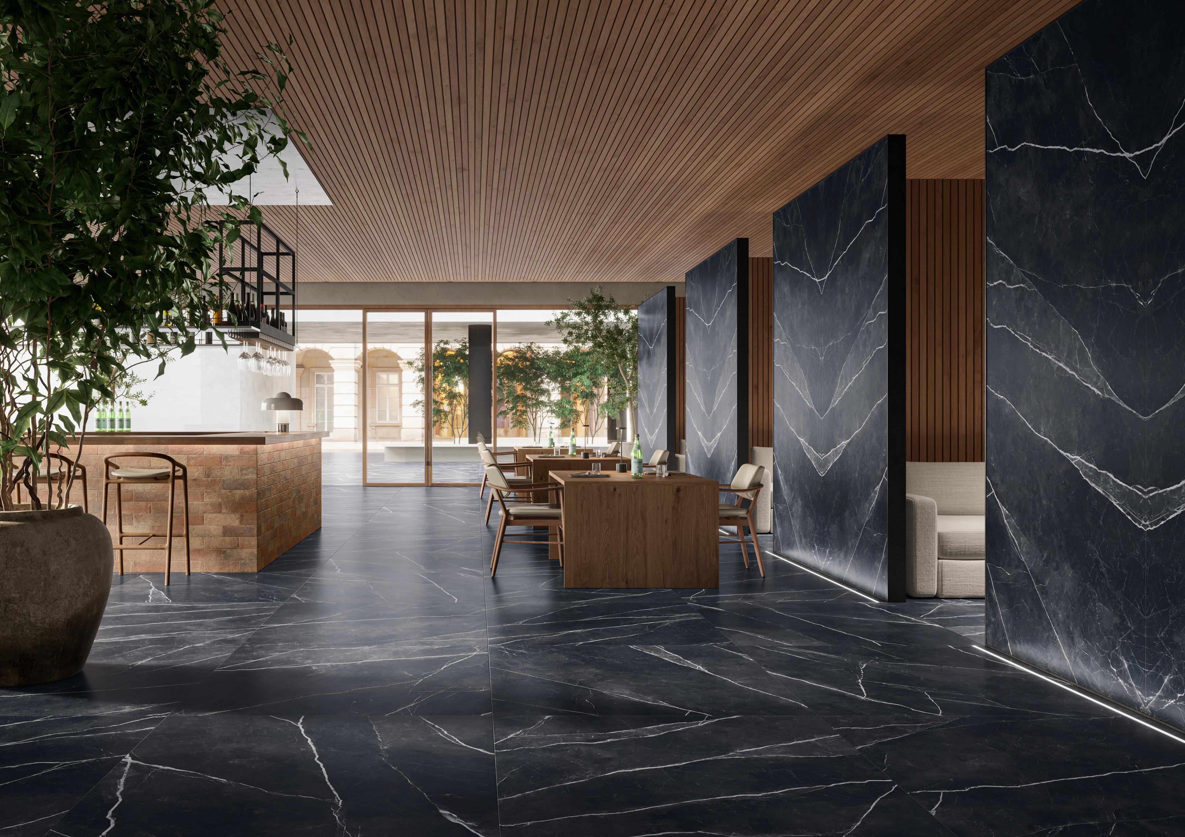Marble-effect porcelain tiles – Casalgrande Padana