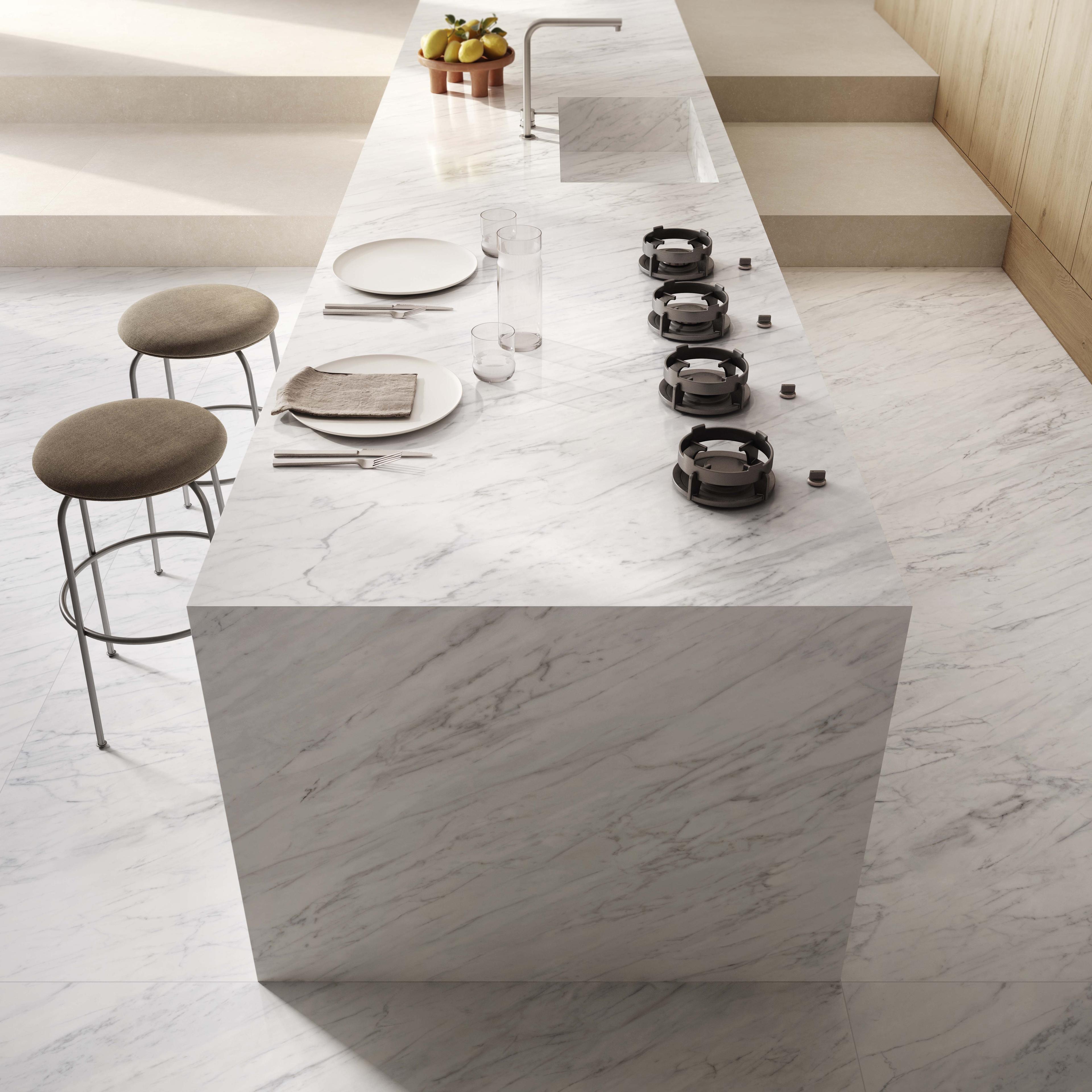 Marble-effect porcelain tiles – Casalgrande Padana