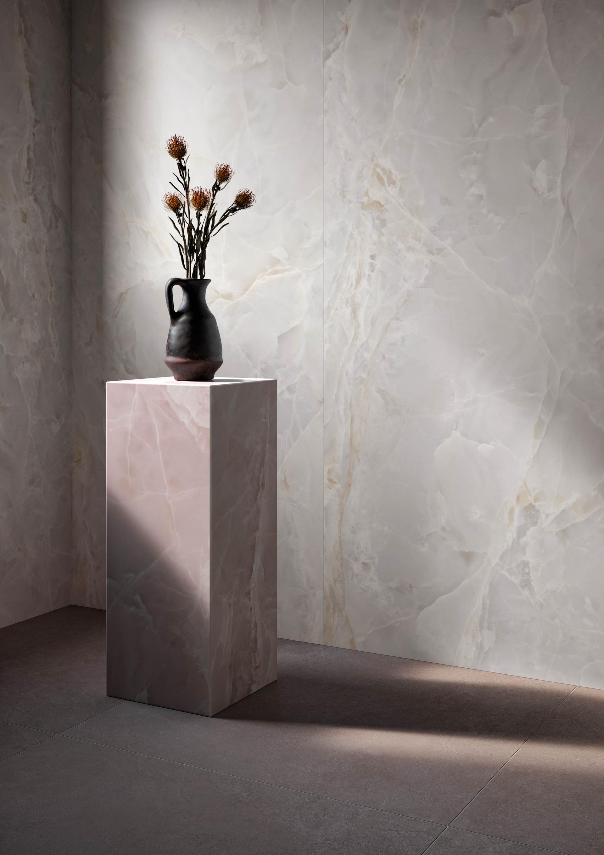 Alabastri marble-effect porcelain tiles – Casalgrande Padana