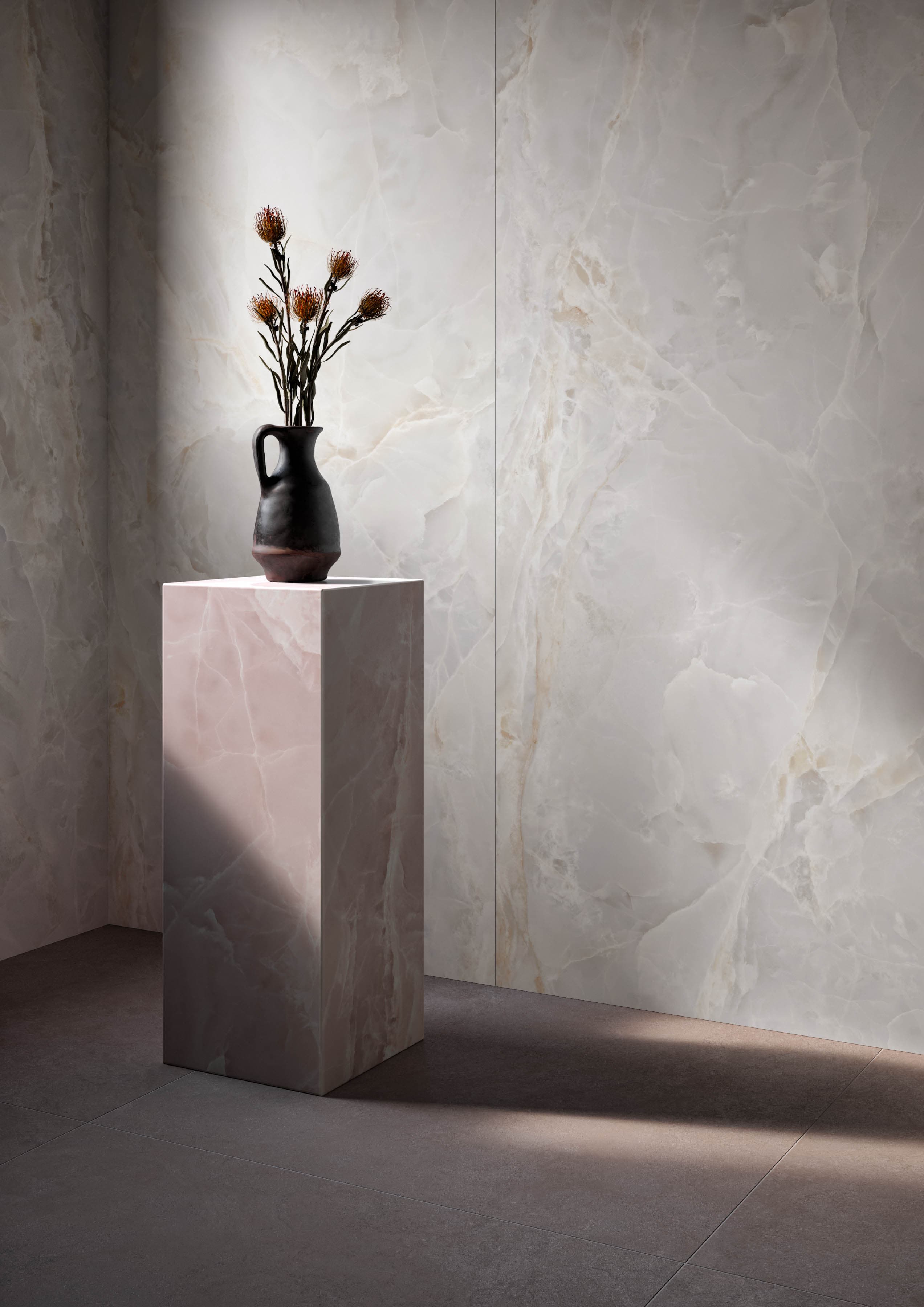 Alabastri marble-effect porcelain tiles – Casalgrande Padana