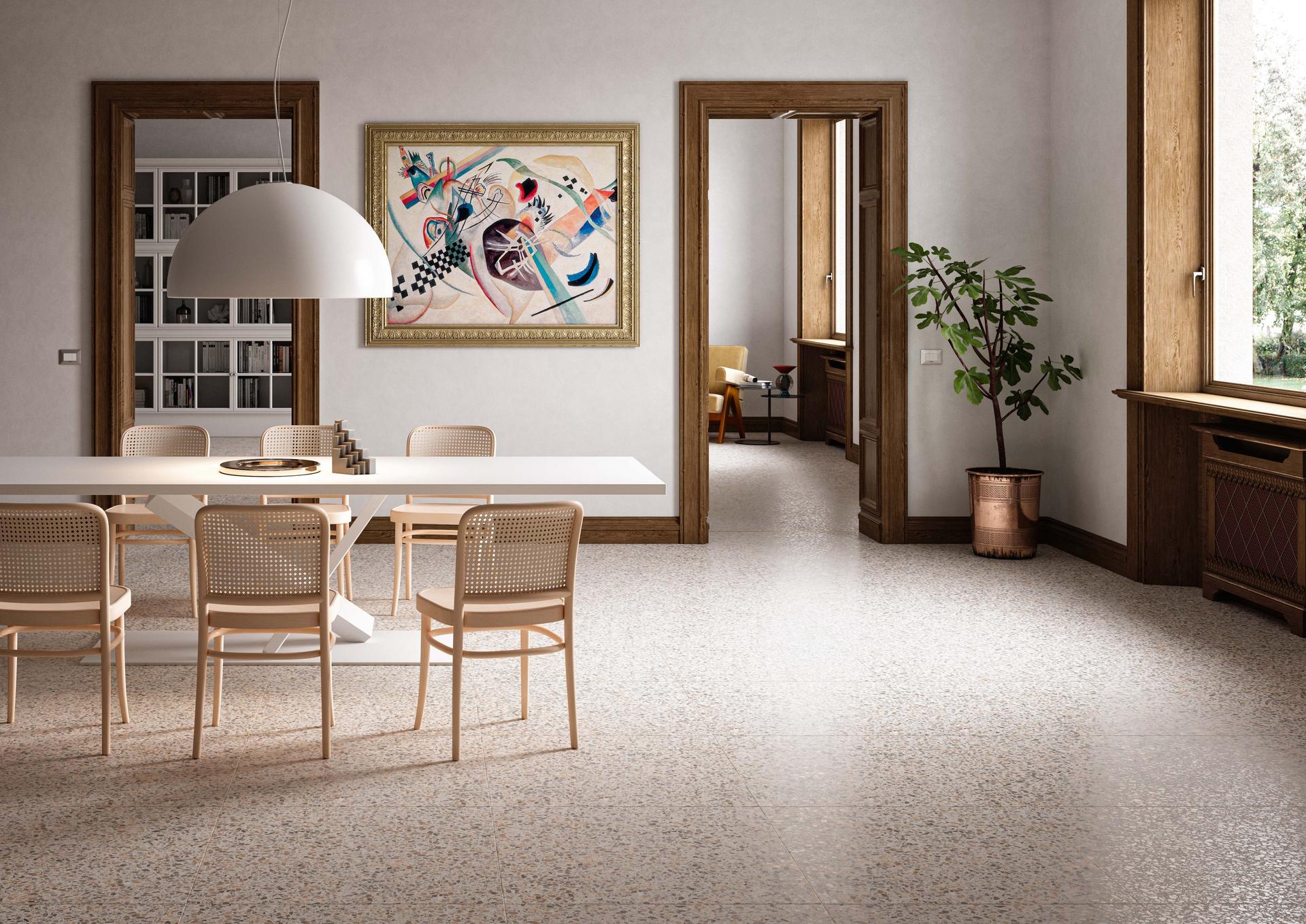 ダラコスタ　シレーネ Terrazzo-effect stoneware tiles – Casalgrande Padana