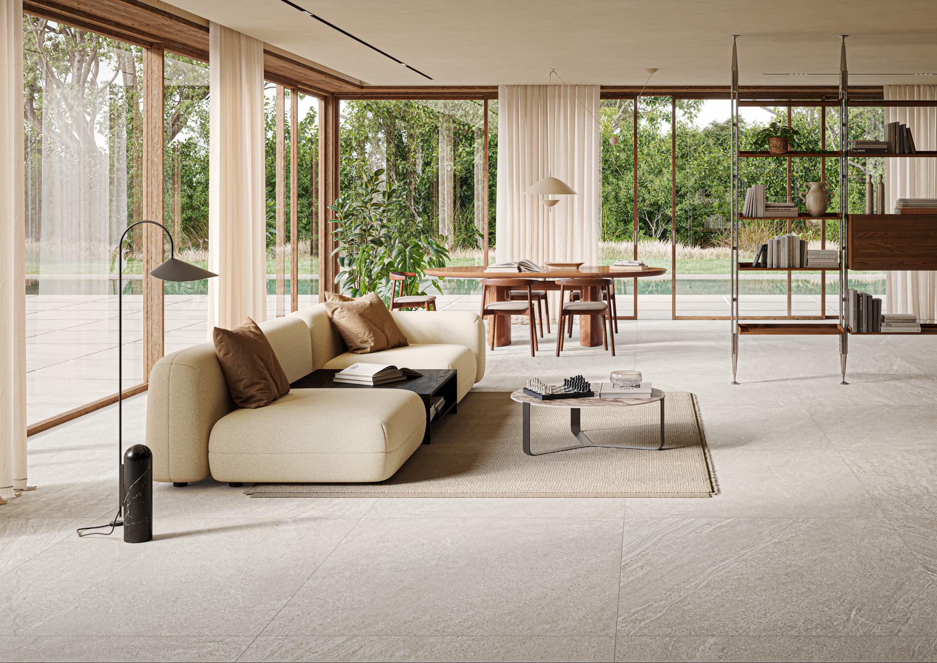Stone-effect porcelain tiles – Casalgrande Padana