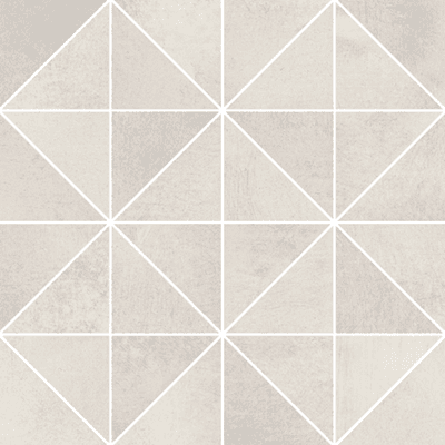 Fusion Mosaico Triangoli White | Casalgrande Padana