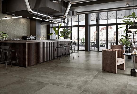Cement-effect porcelain stoneware with bold, modern appeal | Casalgrande Padana
