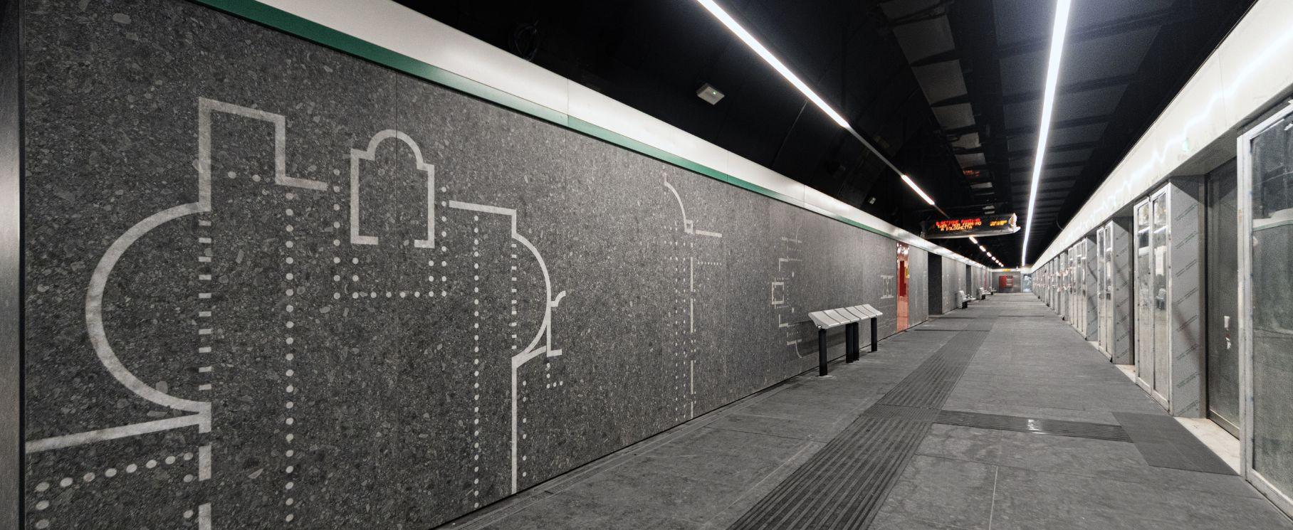 Colosseo Metro Station, Rome | Casalgrande Padana Colosseo Metro Station, Rome | Casalgrande Padana