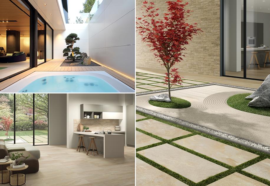 How to create a Zen style home with porcelain stoneware tiles | Casalgrande Padana