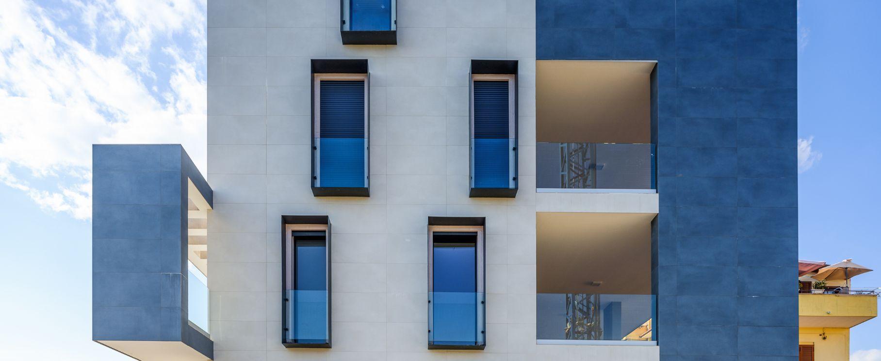 Nunziare II residential building in Aversa | Casalgrande Padana Nunziare II residential building in Aversa | Casalgrande Padana