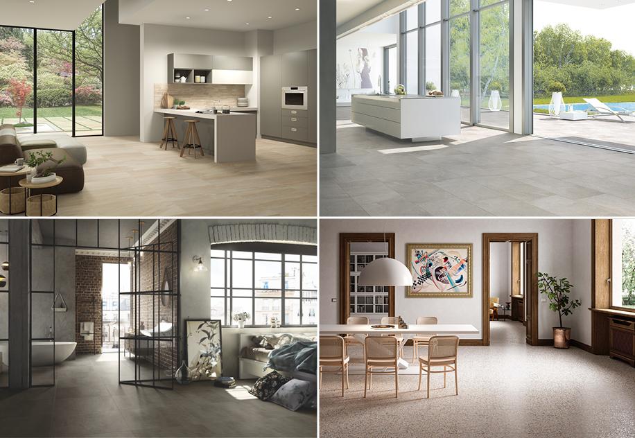 The same flooring throughout the home? Find out how, with porcelain stoneware | Casalgrande Padana