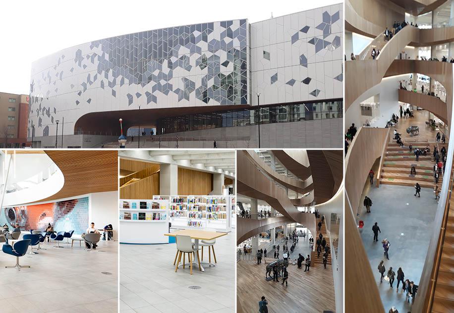 New Central Library: a futuristic culture hub | Casalgrande Padana