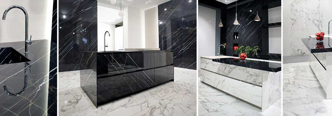 Porcelain stoneware tiles meet the world of furnishings Porcelain stoneware tiles meet the world of furnishings