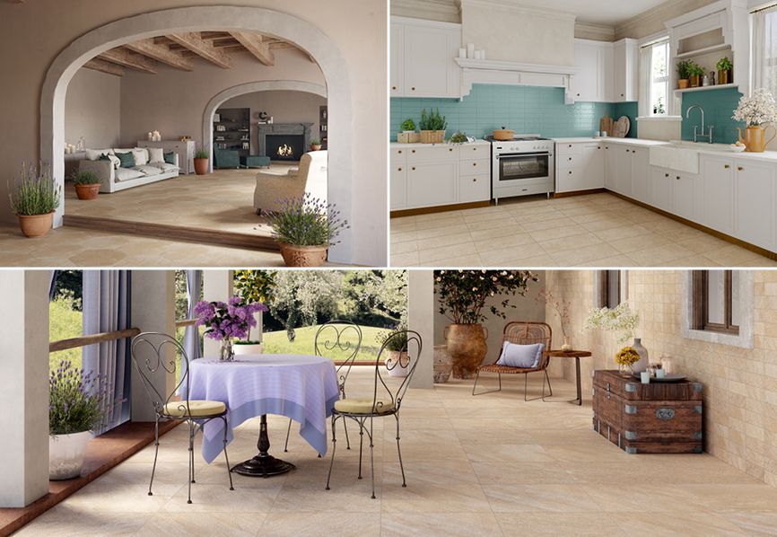 How to create a Provençal-style décor look with porcelain stoneware