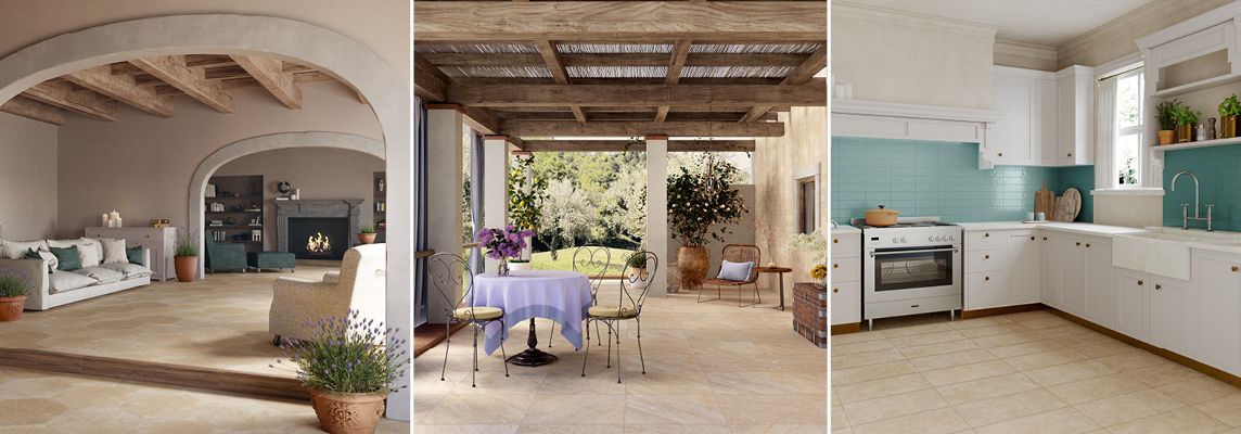 Stile provenzale: come arredare con il gres porcellanato
