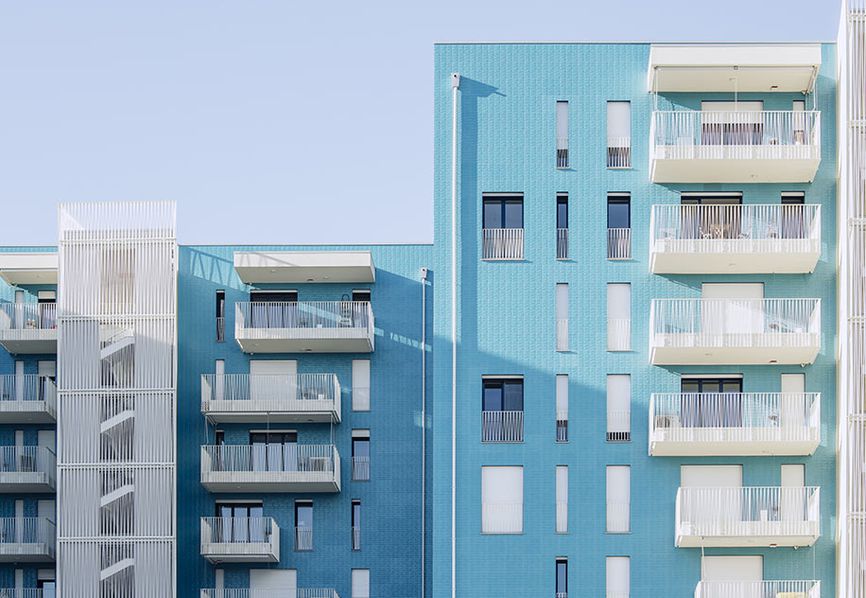 Living in the blue: where matter engages with light