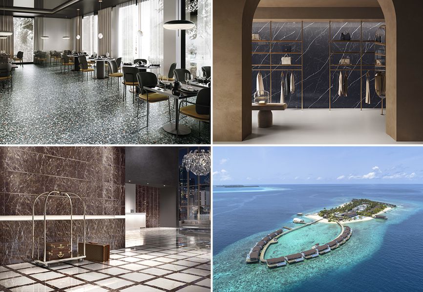 Casalgrande Padana porcelain stoneware for the contract, hospitality and retail sectors