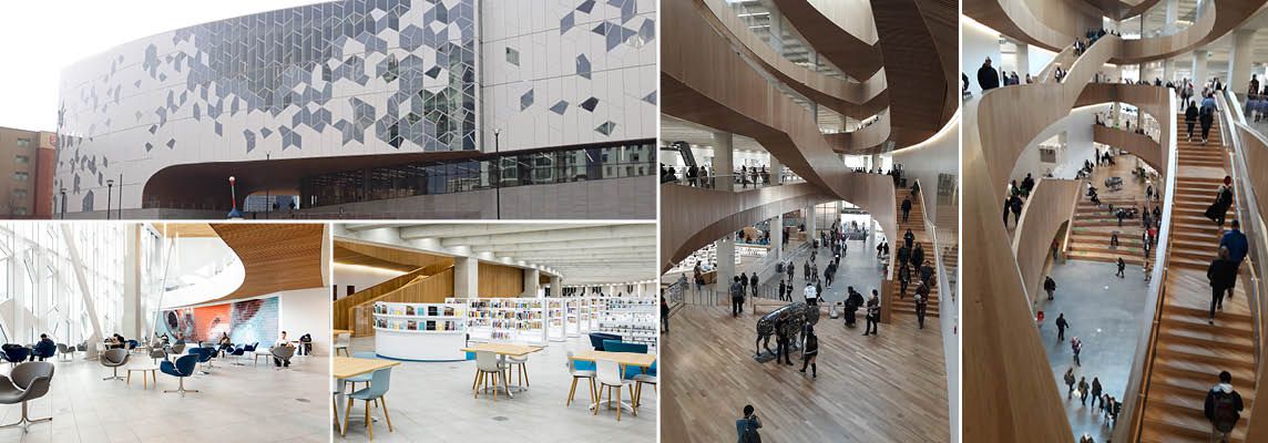 New Central Library : une agora culturelle futuriste