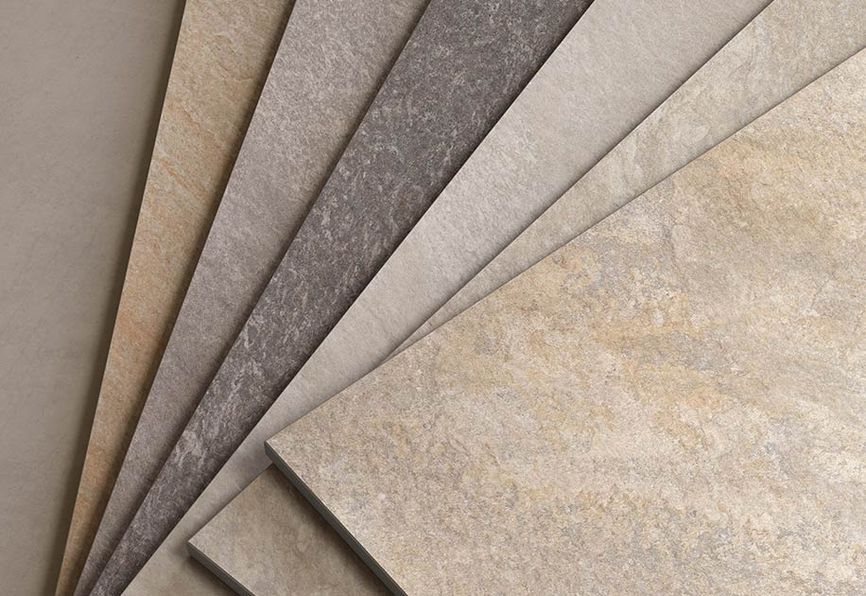 How much do porcelain stoneware tiles weigh?