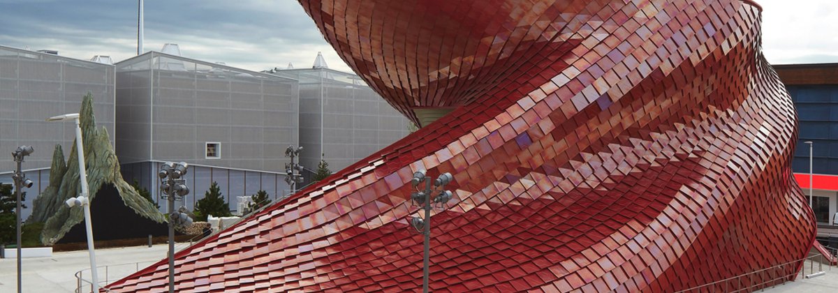 Success for Casalgrande Padana slabs at Expo 2015 in Milan, with Vanke Success for Casalgrande Padana slabs at Expo 2015 in Milan, with Vanke
