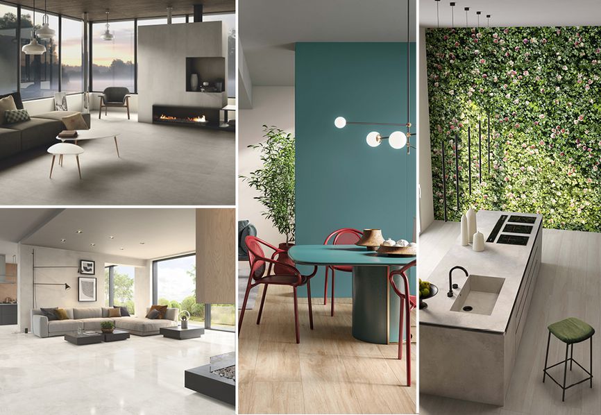 2023 trends: décor ideas featuring Casalgrande Padana porcelain stoneware